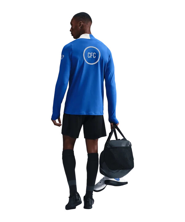 nike fc chelsea london drill top sweatshirt blå f481