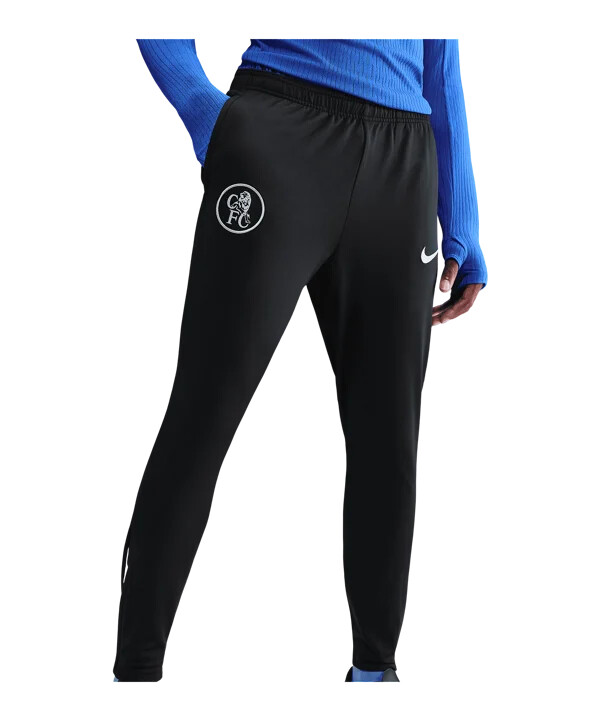 nike fc chelsea london strike träningsbyxor svarta f010