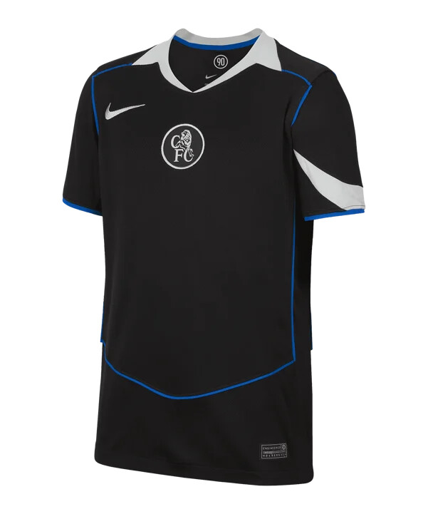 nike fc chelsea london 3e lagströja 20252026 barn svart f011