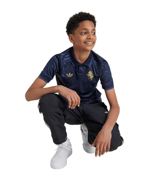 adidas originals juventus turin 3. tröja 20242025 barn blå