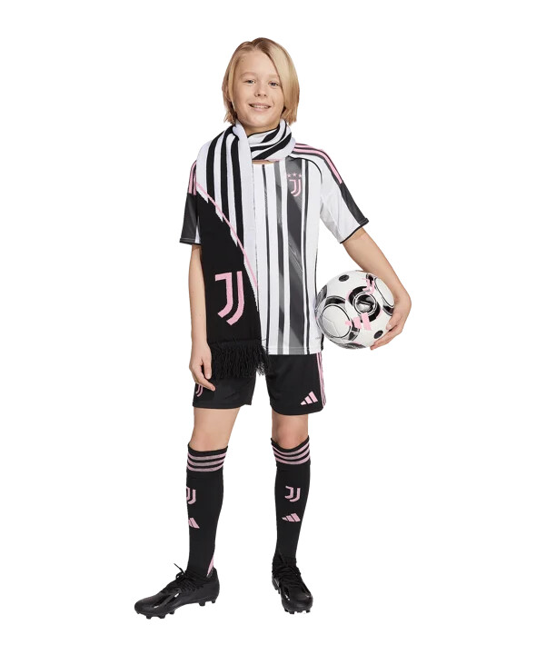 adidas juventus turin hemmatröja 202526 barn vit
