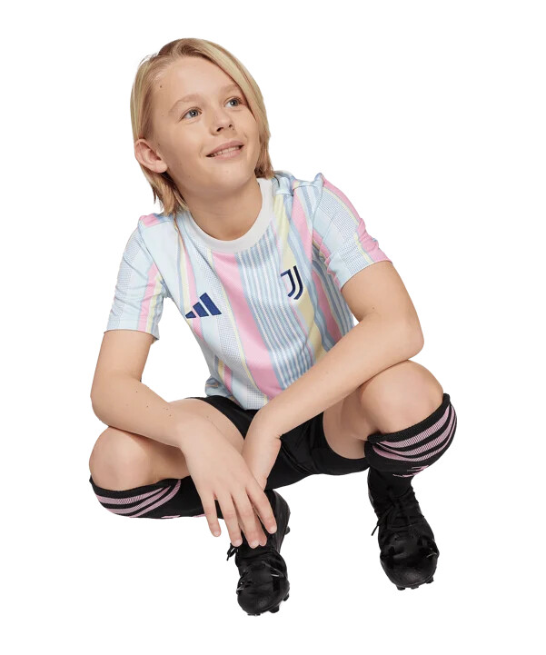 adidas juventus turin prematch-tröja barn vit