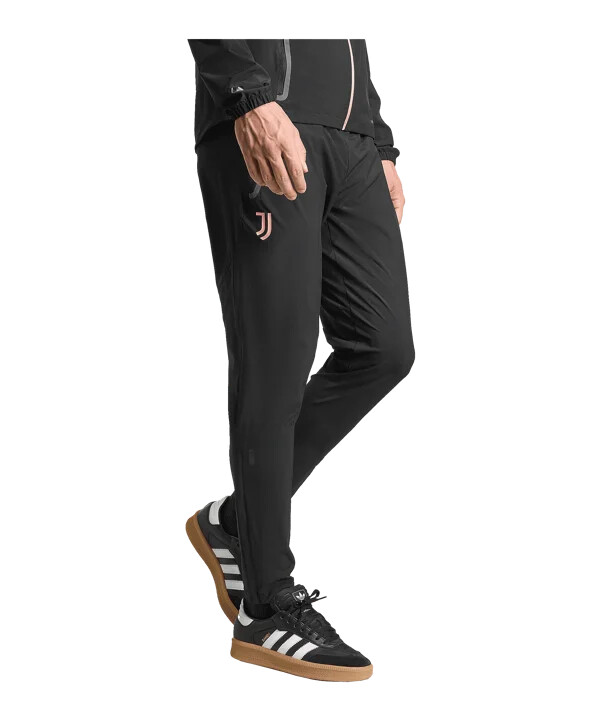 adidas juventus turin vis tech travel joggingbyxor svarta