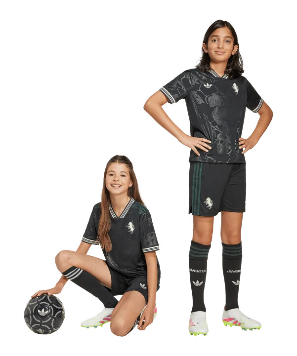 adidas juventus turin shorts 3e 20252026 barn svart