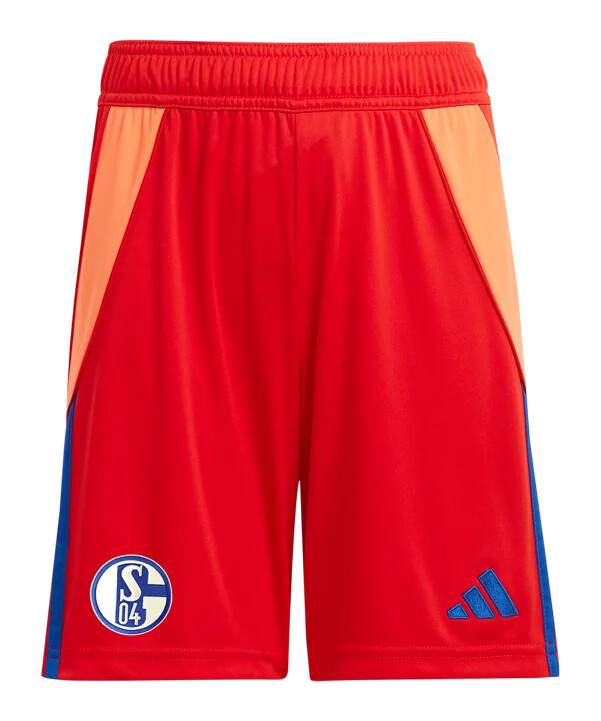 adidas fc schalke 04 tw-shorts 20242025 barn röd