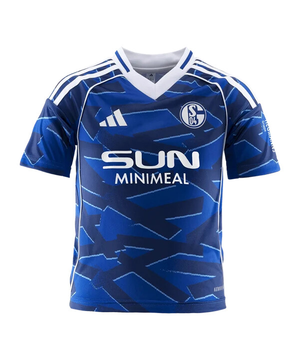 adidas fc schalke 04 hemmatröja 20252026 dam blå
