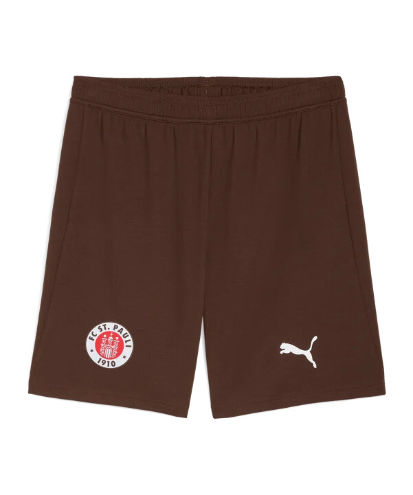 puma fc st. pauli shorts hemma 20252026 brun f01