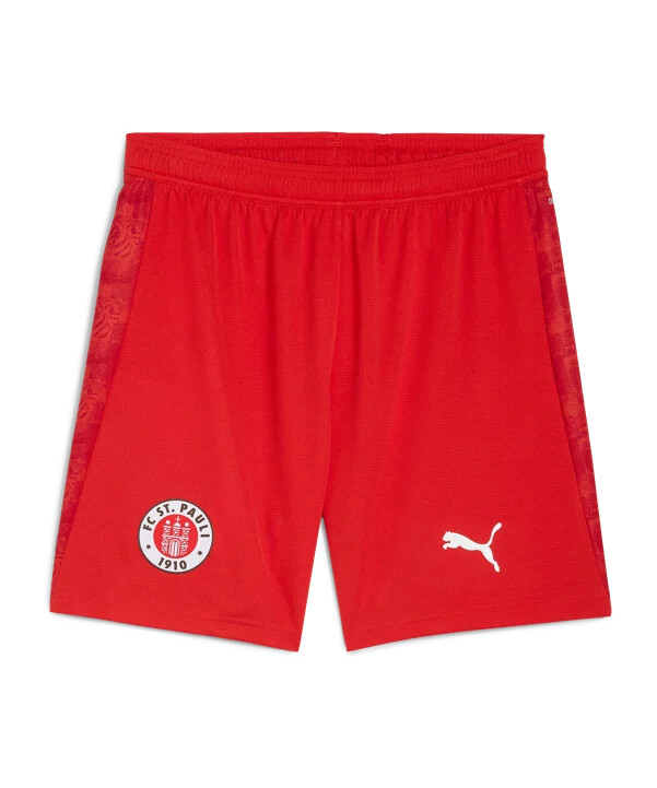 puma fc st. pauli replica shorts röda f04