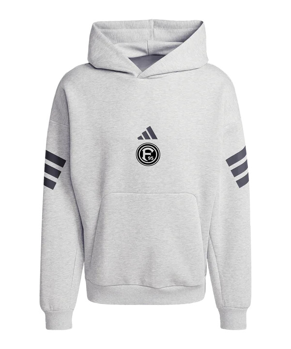 adidas fortuna düsseldorf hoodie grå
