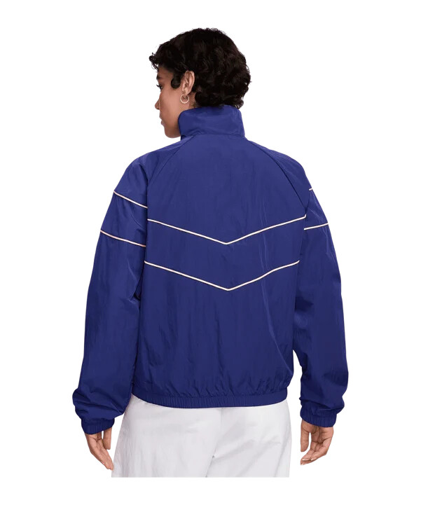 nike frankrike vävd jacka dam blå f492