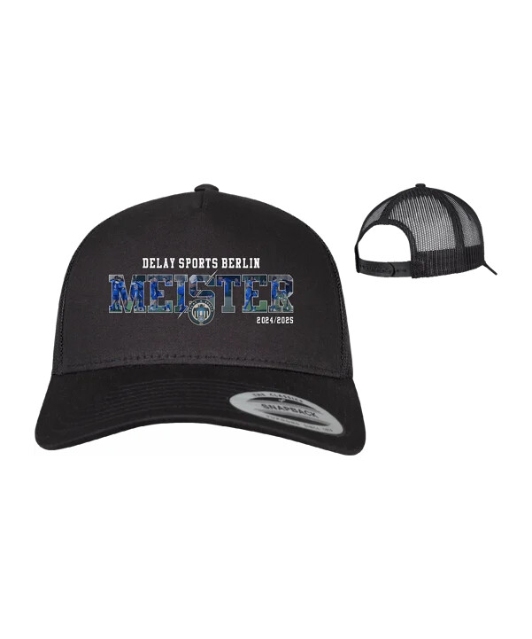 delay sports kreisliga a champions retro trucker keps svart