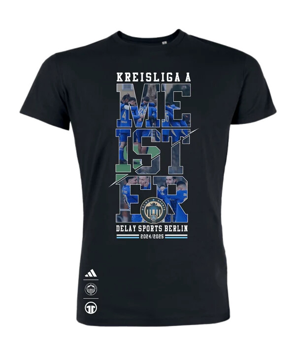 delay sports kreisliga a champion t-shirt svart