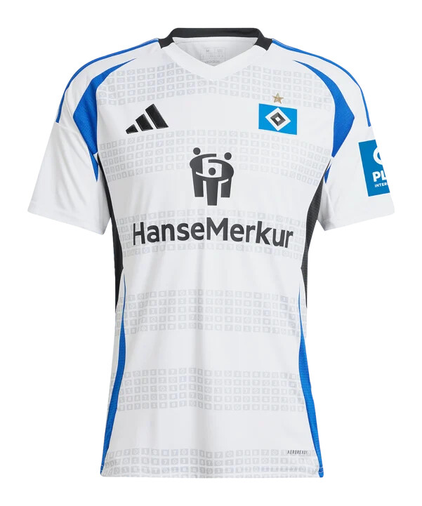 adidas hamburger sv hemmatröja 20242025 dam vit