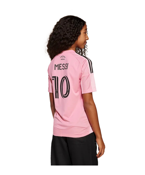 adidas inter miami hemmatröja 2025 röd barn rosa