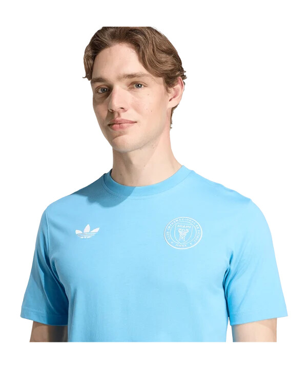 adidas inter miami t-shirt blå
