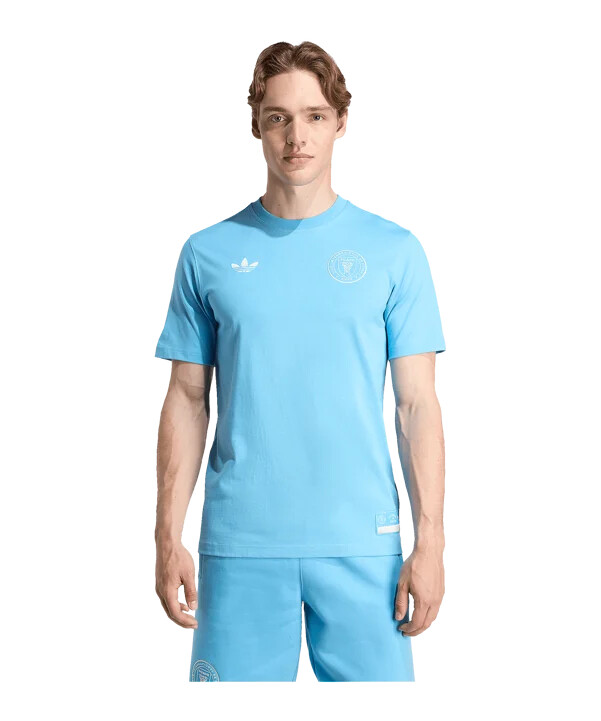 adidas inter miami t-shirt blå