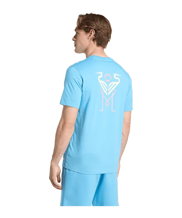 adidas inter miami t-shirt blå