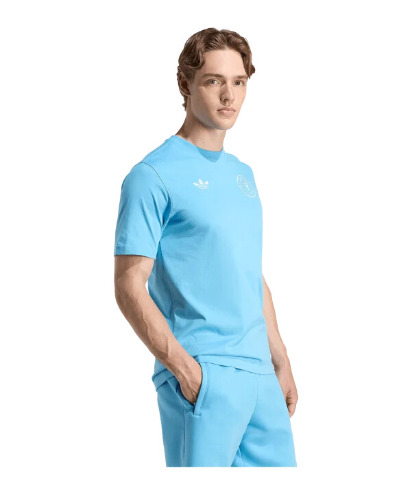 adidas inter miami t-shirt blå
