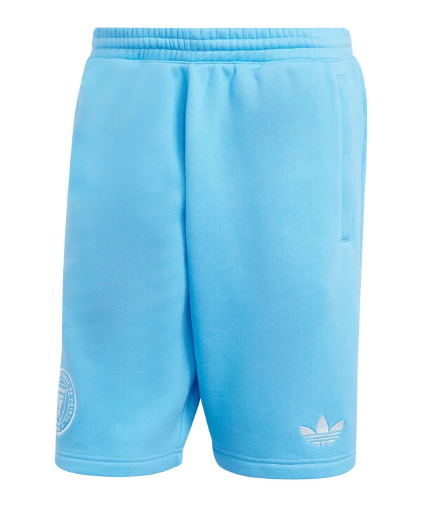 adidas inter miami travel shorts blå