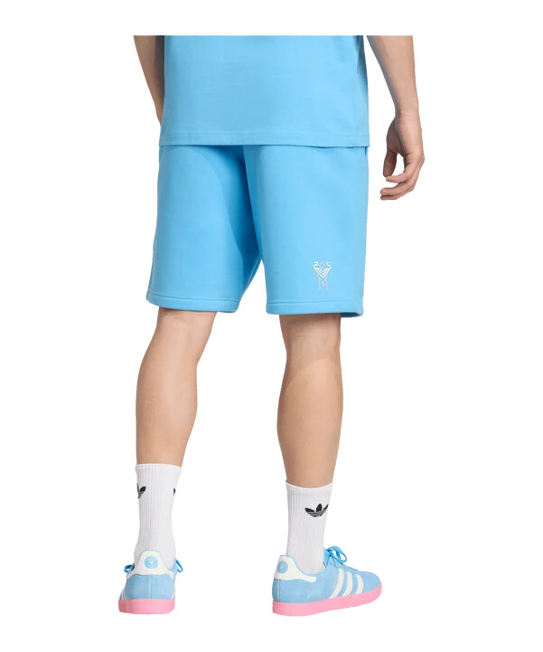 adidas inter miami travel shorts blå