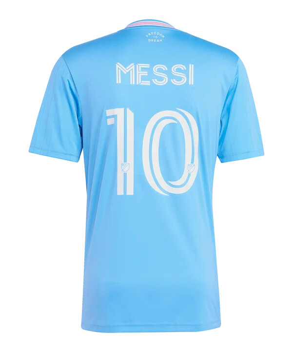 adidas inter miami messi 3. tröja 20252026 barn blå