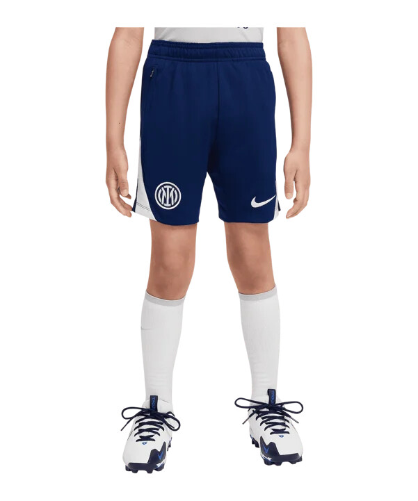 nike inter milan strike shorts barn blå f492