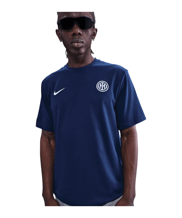nike inter milan imary statement t-shirt blå f492