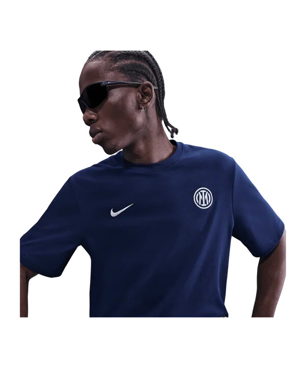 nike inter milan imary statement t-shirt blå f492