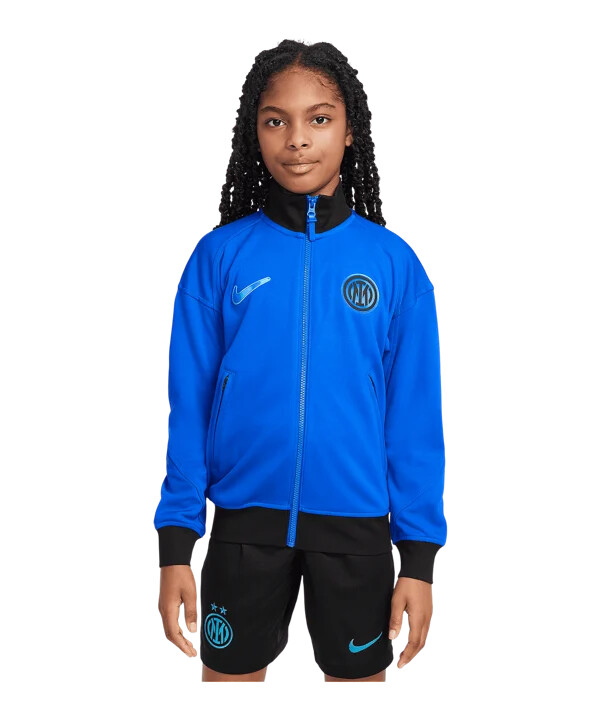 nike inter milan academy pro anthem jacka barn blå f438