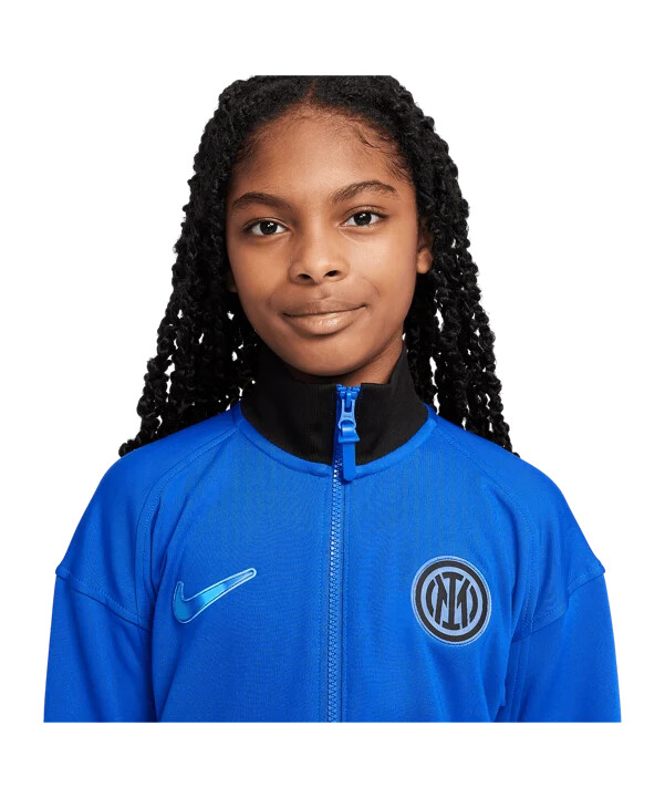 nike inter milan academy pro anthem jacka barn blå f438