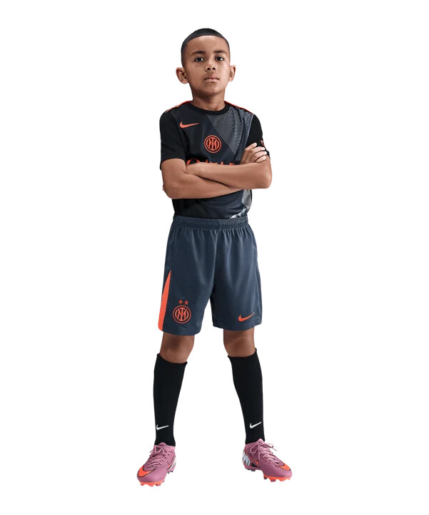 nike inter milan shorts 3e 20252026 barn blå f437