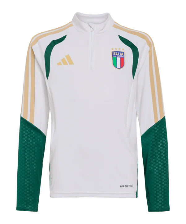 adidas italy trio träningströja barn vit
