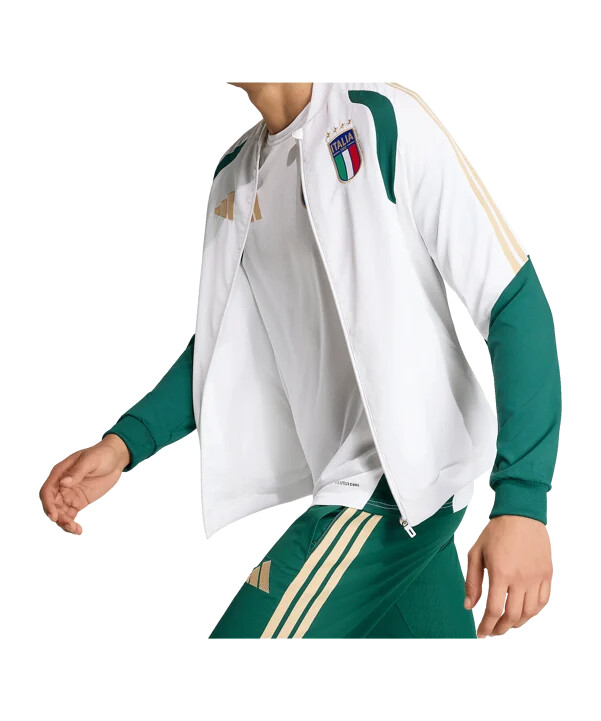 adidas italien presentationsjacka vit