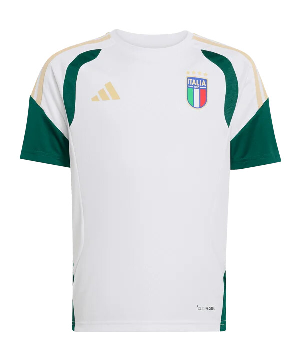 adidas italien tiro träningströja barn vit