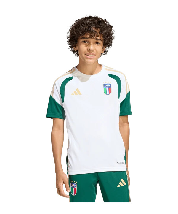 adidas italien tiro träningströja barn vit
