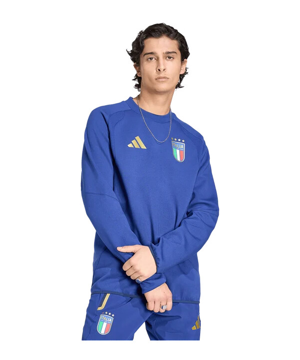 adidas italien tiro resetröja blå
