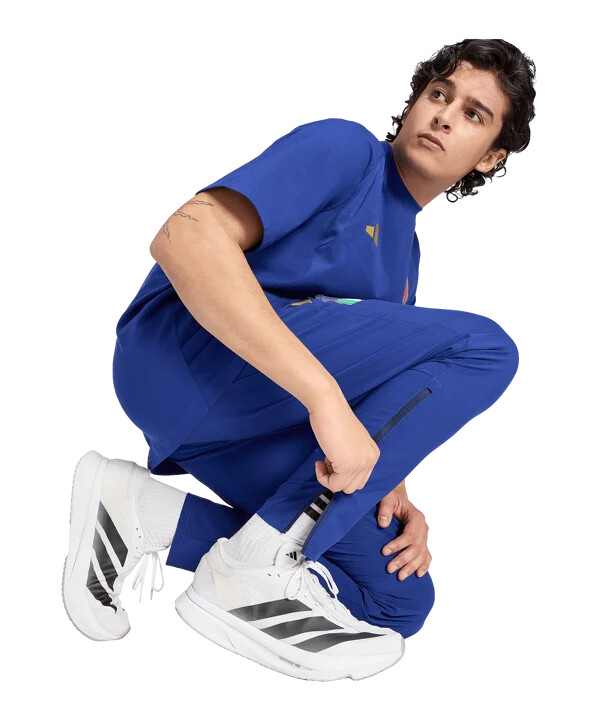 adidas italy tiro travel pants blå