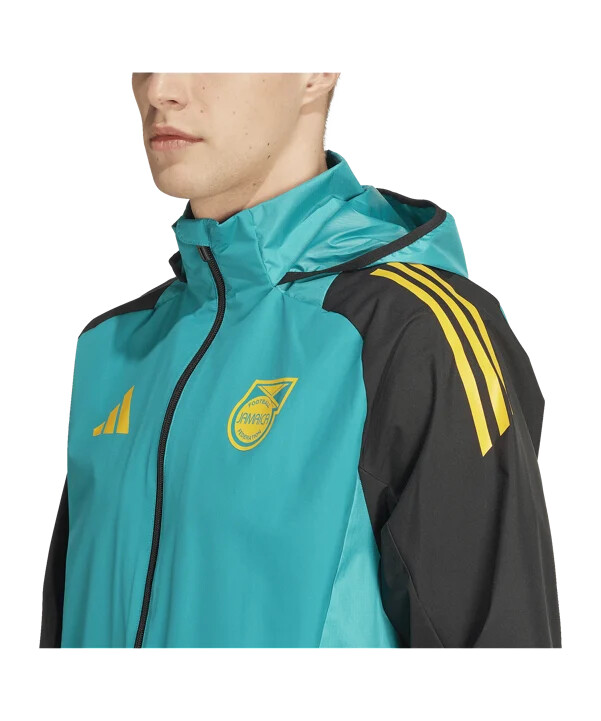 adidas jamaica regnjacka grön