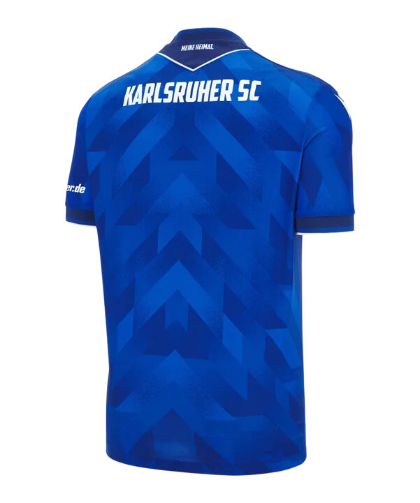 macron karlsruher sc hemmatröja 20252026 blå