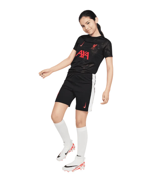 nike fc liverpool shorts 3e 20242025 barn svart f010