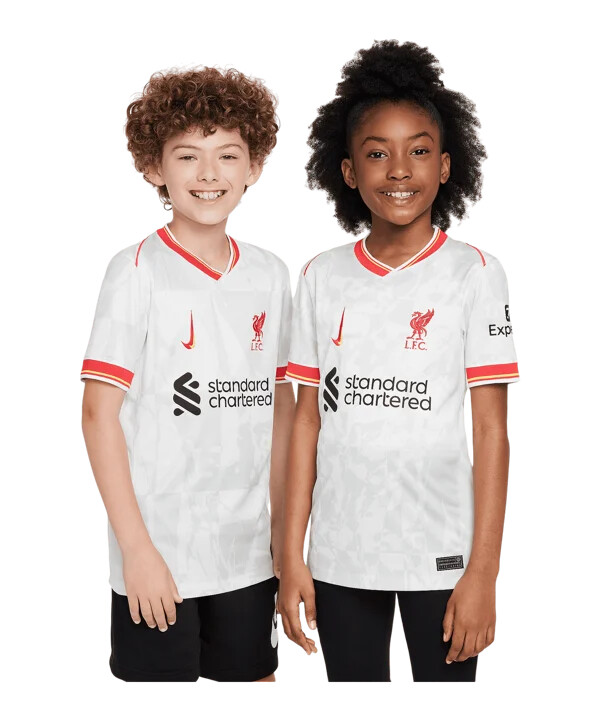 nike fc liverpool tröja 3e klass 20242025 barn vit f101
