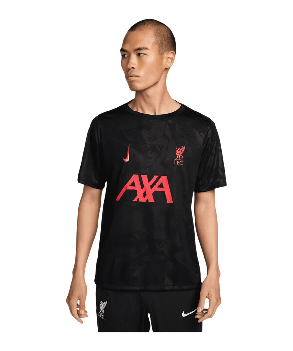 nike fc liverpool academy träningströja 3e klass svart f011