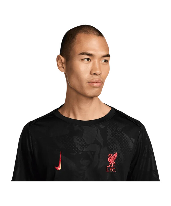 nike fc liverpool academy träningströja 3e klass svart f011