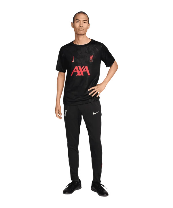 nike fc liverpool academy träningströja 3e klass svart f011