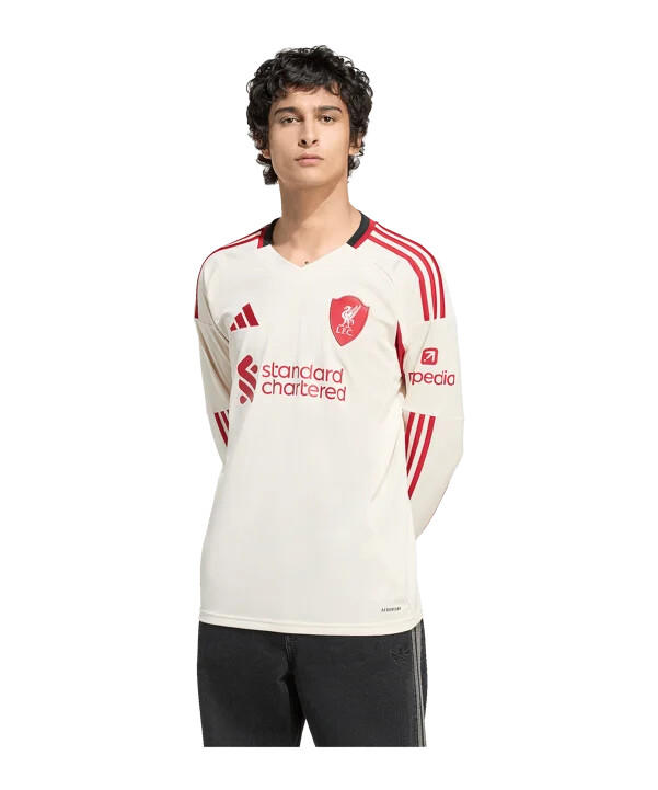 adidas fc liverpool långärmad bortatröja 202526 vit