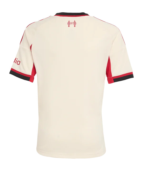 adidas fc liverpool bortatröja 202526 barn vit