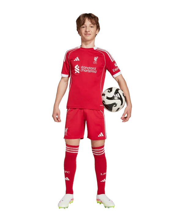 adidas fc liverpool hemmatröja 202526 barn röd