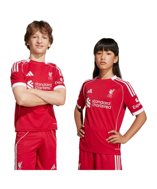 adidas fc liverpool hemmatröja 202526 barn röd