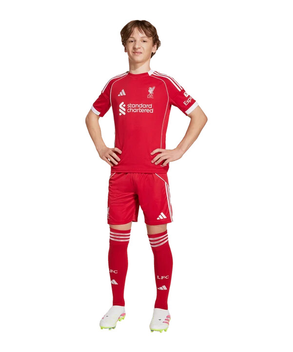adidas fc liverpool shorts hemma 202526 barn röd