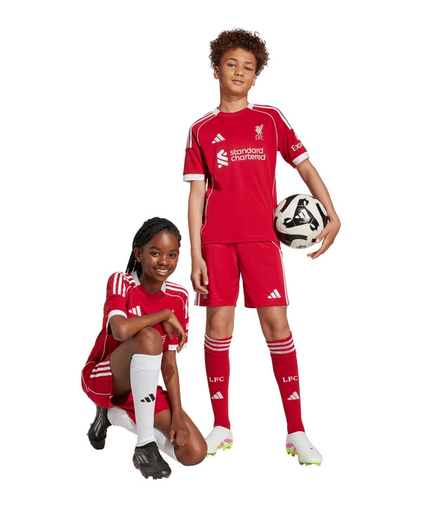 adidas fc liverpool shorts hemma 202526 barn röd